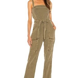 Free People Olive Jumpsuit